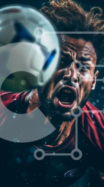 Jugador de fútbol con rastas en camiseta roja sosteniendo una pelota de ...