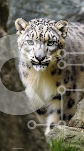 Snow Leopard · Creative Fabrica