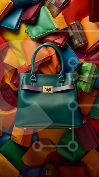 Stylish Fashion Accessories in a Colorful Pile stock photo | Creative ...
