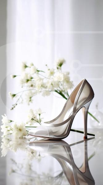 Stilvolle Weisse High Heels Bilder