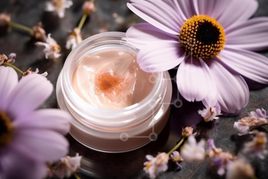 Captivating Natural Face Cream Background in 4K Captivating Natural Face Cream Background in 4K