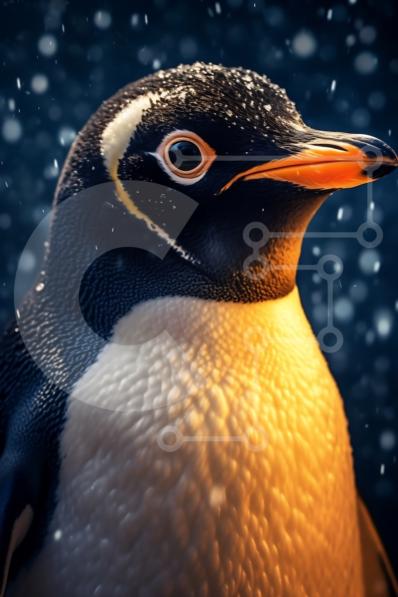 Cucciolo di pinguino muove i primi passi