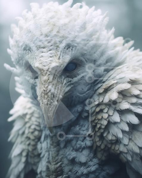 Stunning Image of a White Bird with Blue Eyes stock photo | Creative ...
