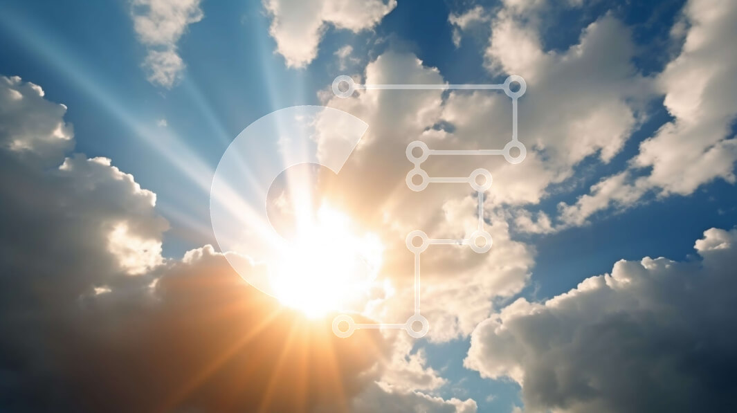 Download Beautiful Picture of a Clear Blue Sky with Fluffy White Clouds ...