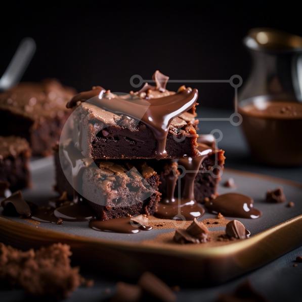 Mouthwatering Chocolate Brownies with the Perfect Amount of Glaze and