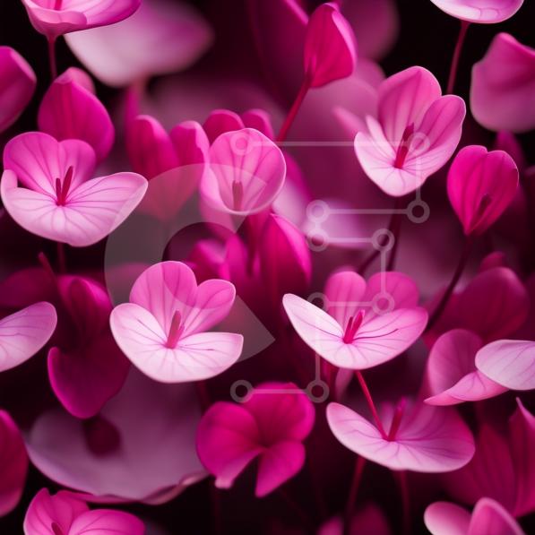 Beautiful Close-up Picture of Pink Flowers stock photo | Creative Fabrica