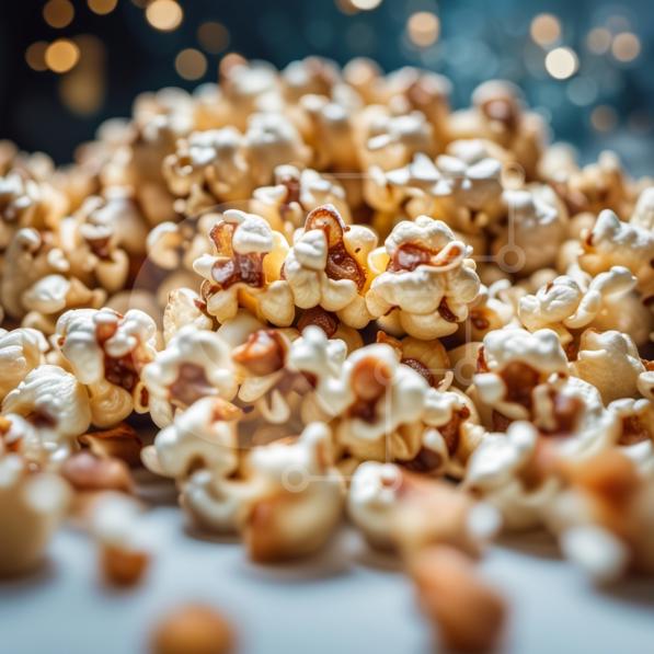 Mouthwatering Caramel Nut Popcorn stock photo Creative Fabrica