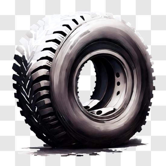 tractor tire tread marks