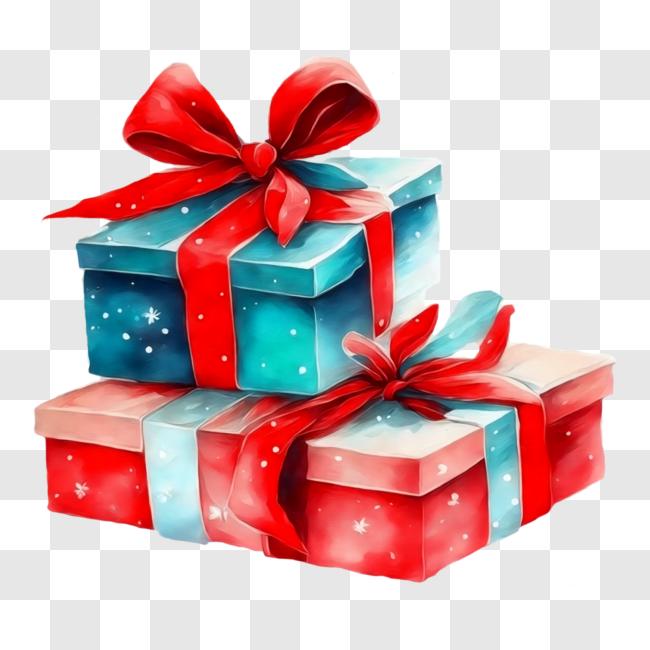 Télécharger Noeud rouge et bleu-vert pour emballer des cadeaux et des  décorations PNG En Ligne - Creative Fabrica