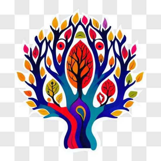 Wise Mystical Tree [WIDE] | Greeting Card