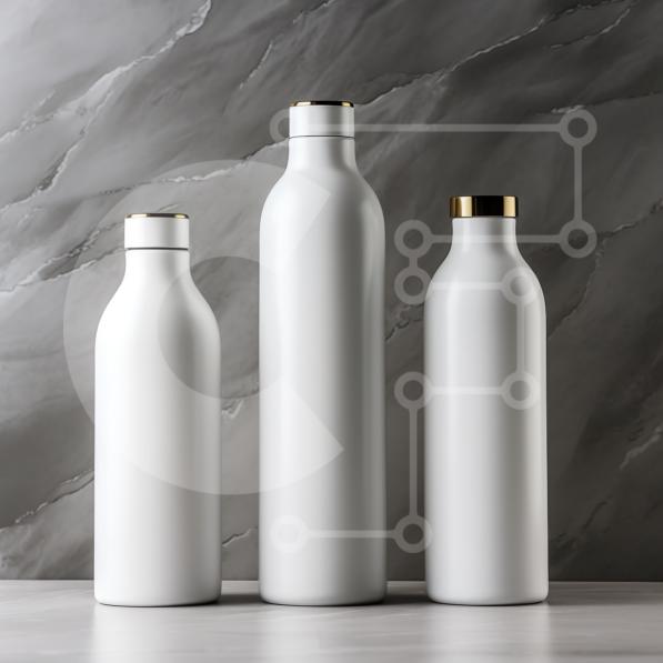 Garrafas Barafat 60ml Com Tampa - Portáteis Para Líquidos Com Escala E Etiquetas