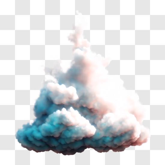 Herzförmige Wolkenformation PNG