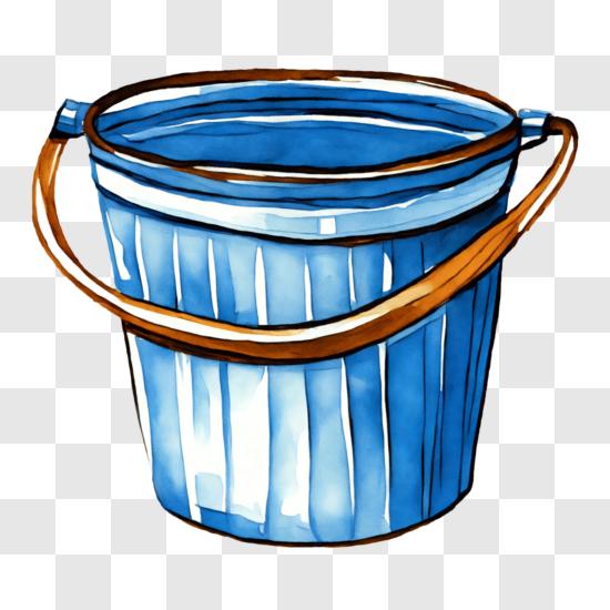 Blue Bucket PNG - Download Free & Premium Transparent Blue Bucket PNG ...