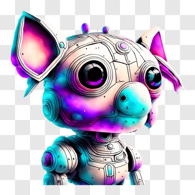 Download Friendly Robot with Cartoonish Appearance PNG Online ...