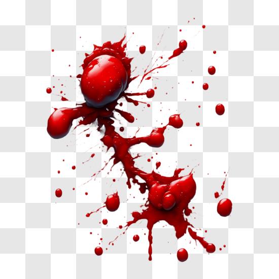 real blood splatter png
