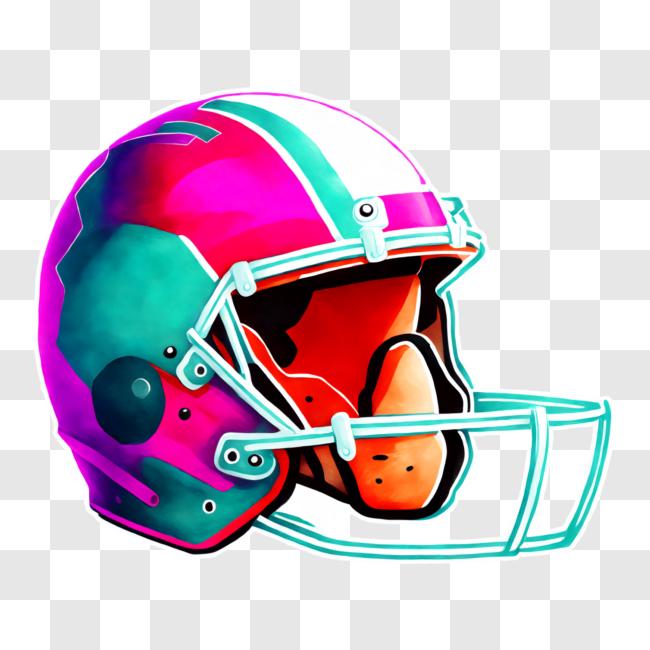 Casque De Football Vintage Wilson Youth - Taille Moyenne - Rouge - Fabriqué Aux USA - Occasion Très Bon état