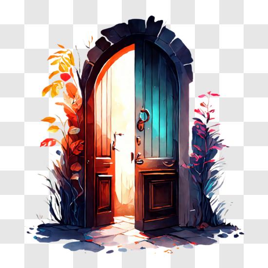 Open Door PNG Transparent, The Door Is Opening, Open Door, The Door, Opening  PNG Image For Free Download