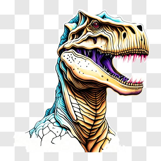 aquarela dinossauro t rex 16535366 PNG