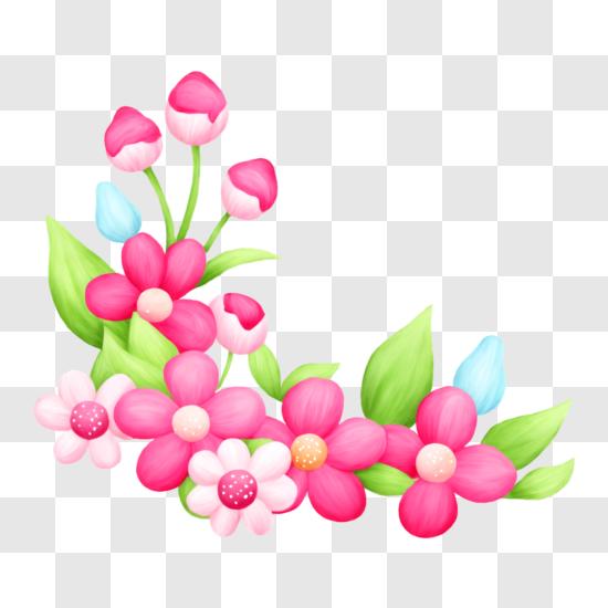 Flower Border PNG - Download Free & Premium Transparent Flower Border PNG  Images Online - Creative Fabrica