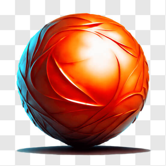 Download Abstract Orange Swirling Pattern Sphere PNG Online - Creative  Fabrica