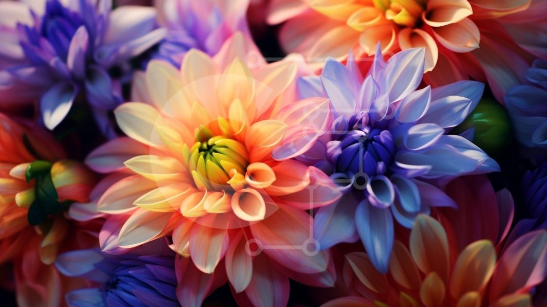 Vibrant and Beautiful Flowers in Full Bloom stock photo | Creative Fabrica