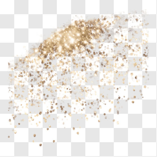 Gold Glitter Spatter PNG - Mockup Scene Golden glitter spatter PNG