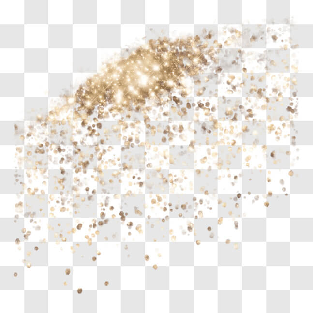 Gold Glitter Confetti PNG Clipart Graphic by lilyuri0205 · Creative Fabrica
