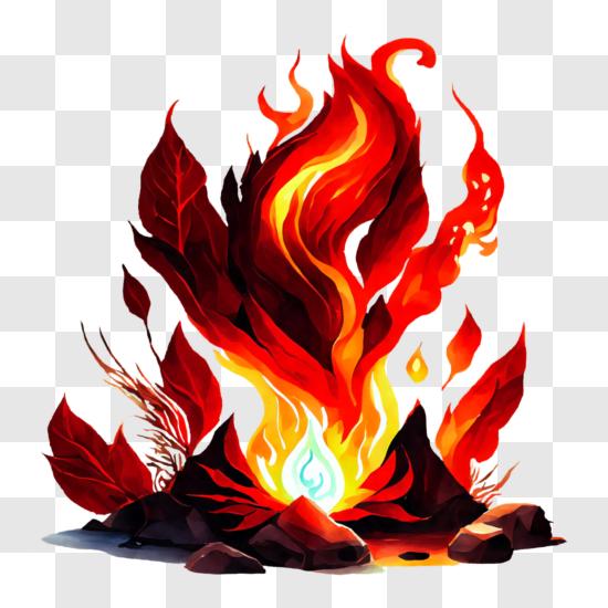 Animation of Fire Burning, Cartoon Fire animation., Backgrounds Motion  Graphics ft. flame & hand-drawn - Envato Elements