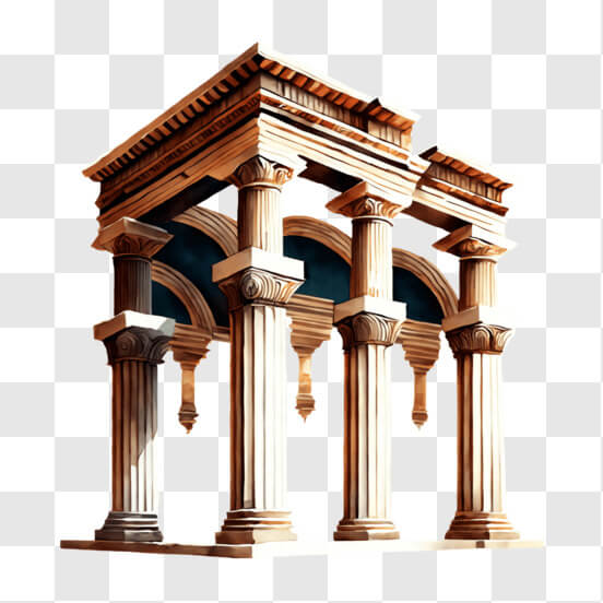 Columna decorativa grande, 18 pulgadas 36 cm, columna griega, escultura de  columna antigua