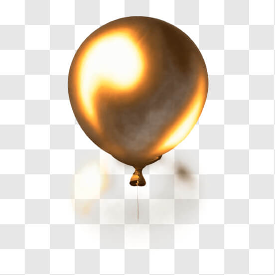 Ballons dorés · Creative Fabrica