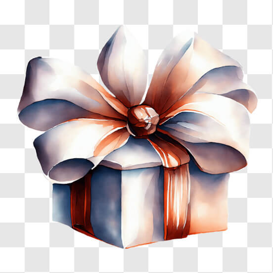 Premium AI Image  photo gift box with a nice bow
