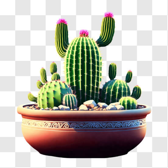 Potted Cactus PNG - Download Free & Premium Transparent Potted Cactus ...