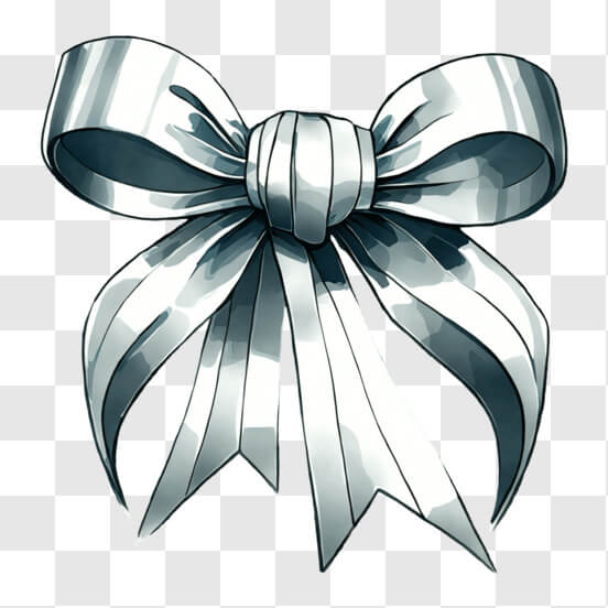 Silver Ribbon Bow PNG - Download Free & Premium Transparent Silver Ribbon  Bow PNG Images Online - Creative Fabrica