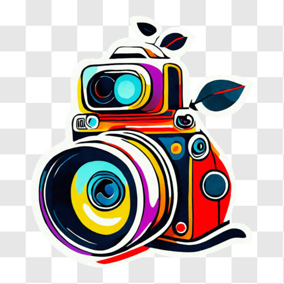 Télécharger Caméra vidéo colorée pour filmer et enregistrer des vidéos PNG  En Ligne - Creative Fabrica