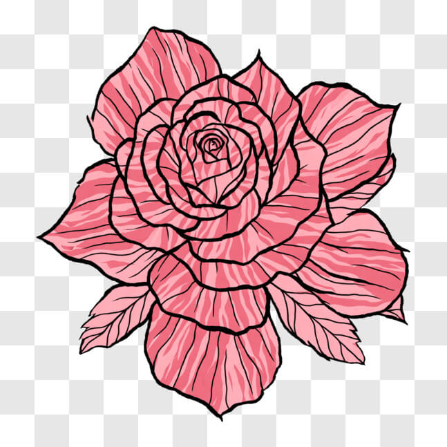 Download Delicate and Elegant Rose Image PNG Online - Creative Fabrica
