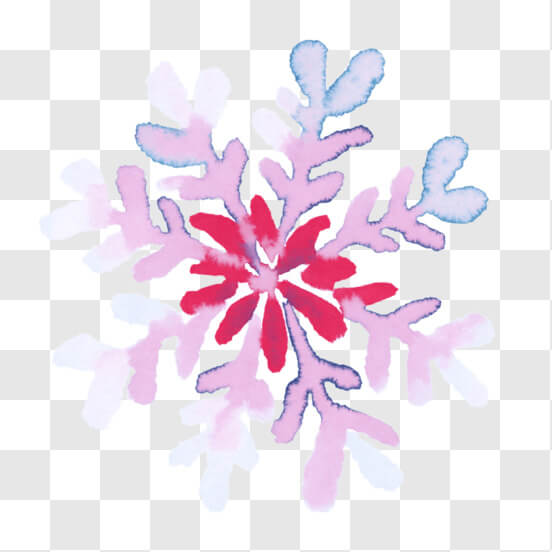 Pink Snowflake Clipart, Cute Graphics PNG, Christmas Snow Flakes