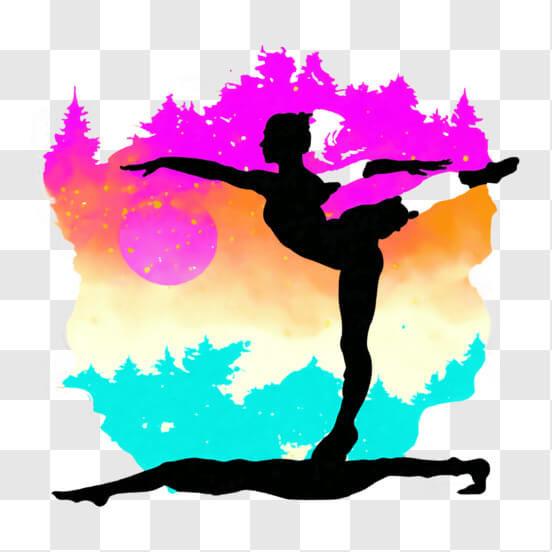 Gymnastics Silhouette PNG - Download Free & Premium Transparent Gymnastics  Silhouette PNG Images Online - Creative Fabrica