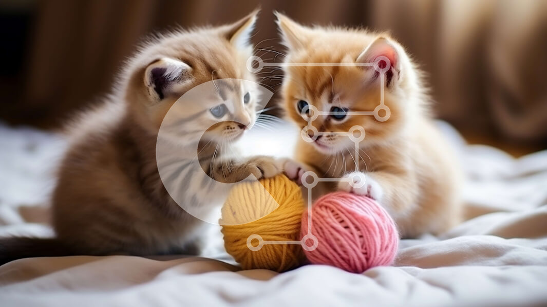 Download Two Orange Kittens Playing With A Ball Of Yarn On The Bed download-two-orange-kittens-playing-with-a-ball-of-yarn-on-the-bed
