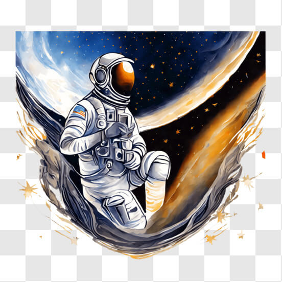 Boite à Mouchoirs Lune - Le Petit Astronaute