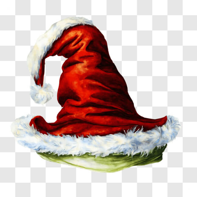Download Red Santa Hat for Christmas and New Year's Celebrations PNG ...
