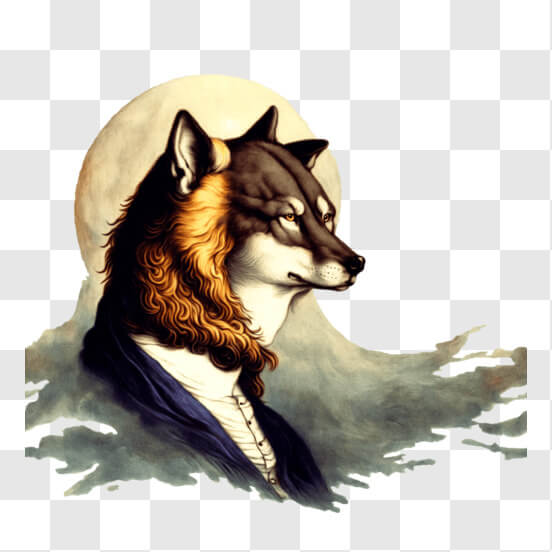 Download Collection of Wolf's Head Images with Stickers PNG Online ...