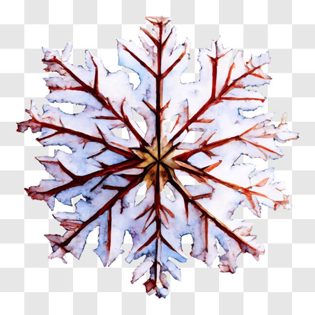 Download Snowflake Decor for Winter PNG Online - Creative Fabrica