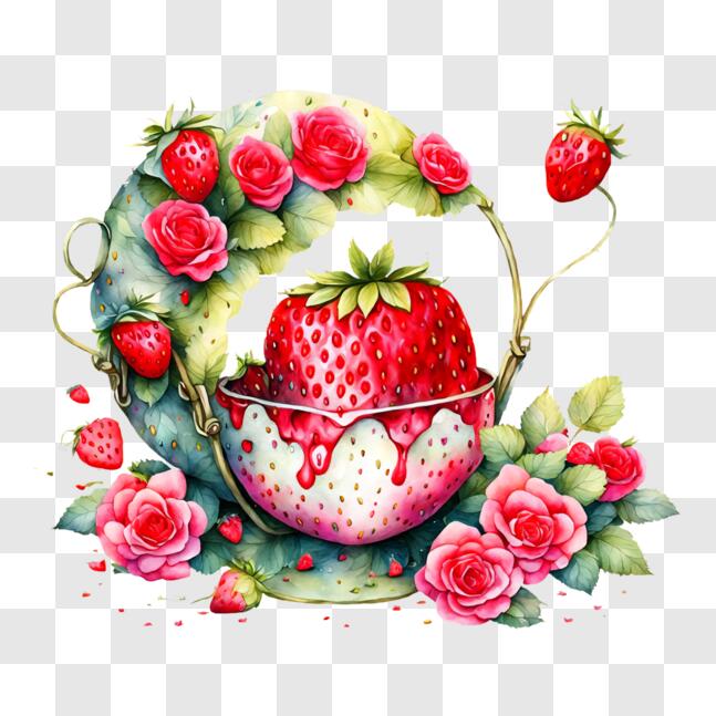 Download Happy Valentine's Day Watercolor Painting with Egg ...