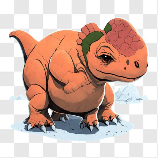 Design PNG E SVG De Bebê Fofo Personagem De Dinossauro Desenho