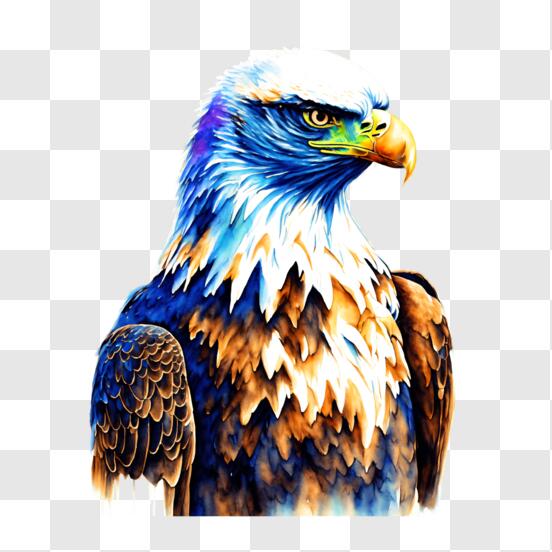 Descarga Obra de Arte de un Águila con Penacho Indio PNG En Línea -  Creative Fabrica