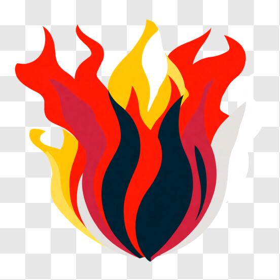 Symbolische Flamme, die Spiritualität und Glauben repräsentiert PNG online  herunterladen – Creative Fabrica