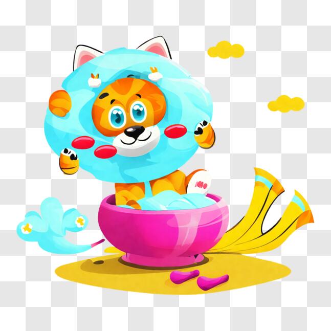Desenhos de Poppy Playtime Candy Cat para Colorir e Imprimir 