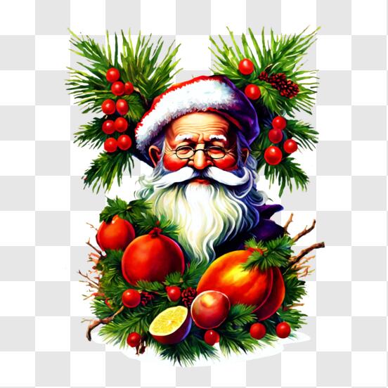 Christmas ornament Santa Claus, Christmas Frame, border, holidays, leaf png