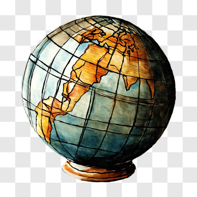 Le Ballon Volant Au-dessus De La Planète Dans L'espace Illustration Stock -  Illustration du contexte, globe: 78279616