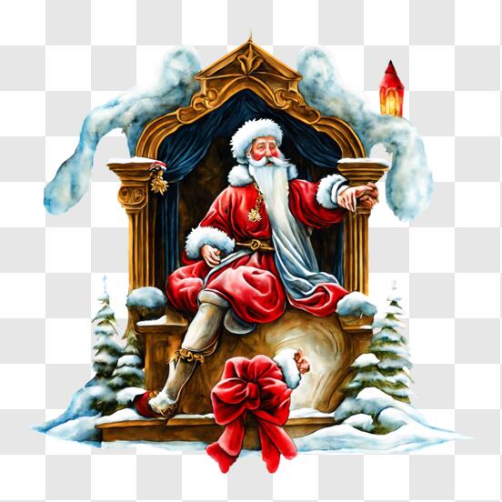 Le Père Noël Et La Cloche Qui Danse PNG , Dansant, Illustration De Noël,  Cloche Image PNG pour le téléchargement libre